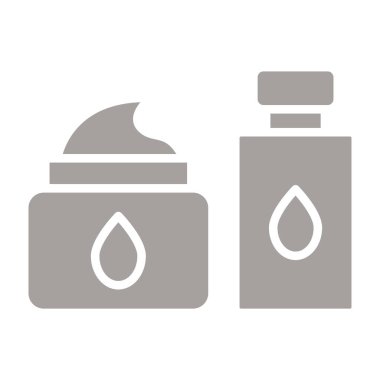 Su vektör tasarımlı yağ şişesi.