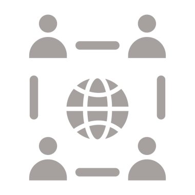 ağ simgesi. Vektör illüstrasyonu.