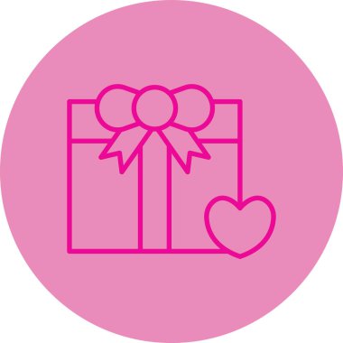 Kalp. Web simgesi basit tasarım