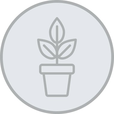 Çiçek vektör satırı simgesi