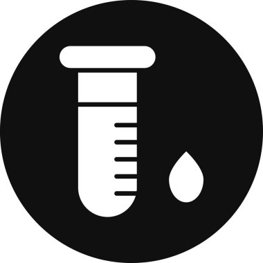 Bir tüp simgesinin vektör illüstrasyonu