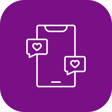 Vektör Kalp Simgesi illüstrasyonu