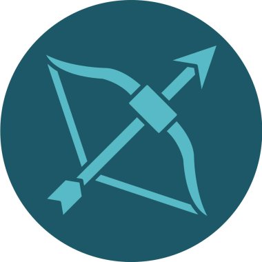 Bir pusula simgesinin vektör illüstrasyonu