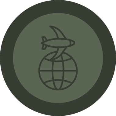 Askeri simgenin vektör illüstrasyonu