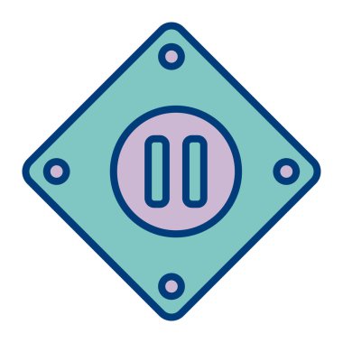 Müzik simgesinin vektör illüstrasyonu