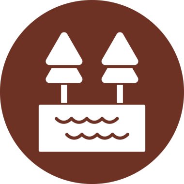 Modern simgenin vektör illüstrasyonu