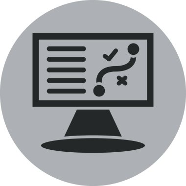 Seo simgesinin vektör illüstrasyonu