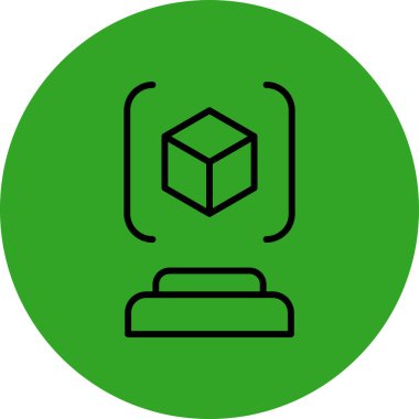 Kutu. Web simgesi basit tasarım