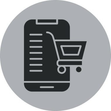 alışveriş sepeti simge vektör