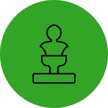 Satranç. Web simgesi basit illüstrasyon