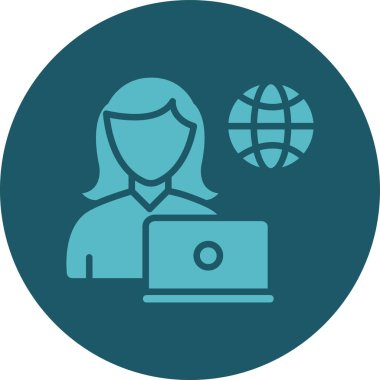 seo modern simgesinin vektör illüstrasyonu