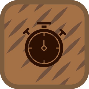 Saat simgesi, vektör illüstrasyon tasarımı