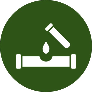 petrol varil simgesi. Düz tasarım