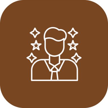 Vektör Adam Simgesi illüstrasyonu