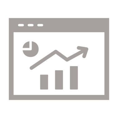 Grafik simge vektör işareti ve beyaz arka plan üzerinde izole sembolü,