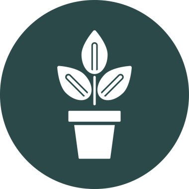 çiçek simgesi vektör illüstrasyonu