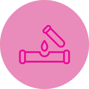 Bir mikroskobun vektör çizimi