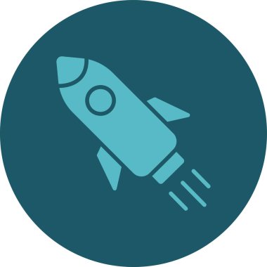 Roket simge vektör çizim