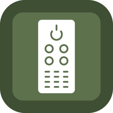 düz biçimdeki uzaktan kontrol simgesini kontrol et