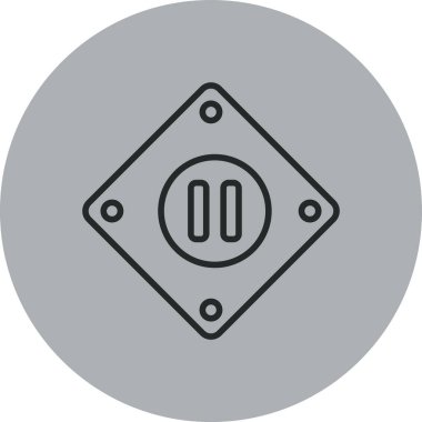 Müzik simgesinin vektör illüstrasyonu