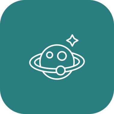 UFO simgesinin vektör illüstrasyonu