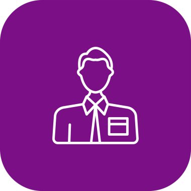 İş adamının vektör illüstrasyonu