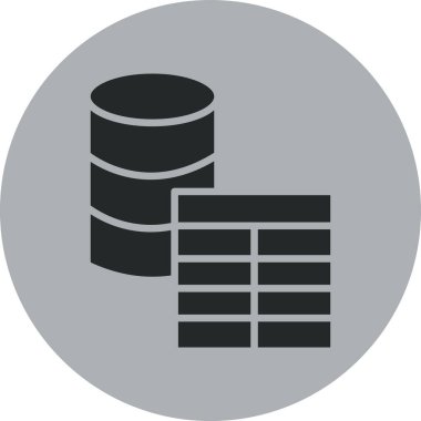 veri depolama vektörü simgesi