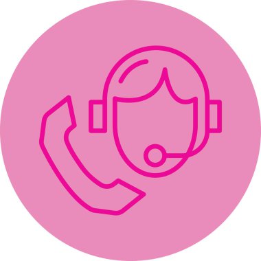 kulaklık simgesi vektör illüstrasyonu