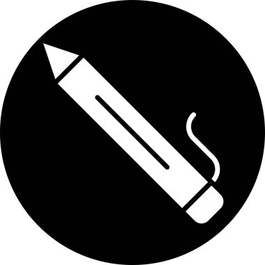 sigara ikonu vektör illüstrasyonu