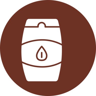 Bir şişe sıvının vektör çizimi