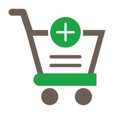 Dolar işaretli el arabası.