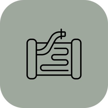 Modern b 'nin vektör illüstrasyonu hava ikonundan yoksun