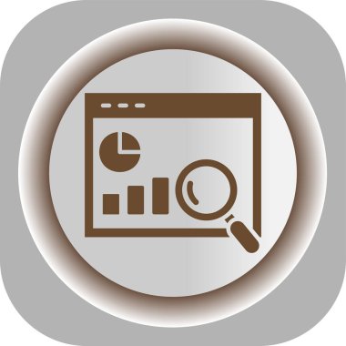 seo modern simgesinin vektör illüstrasyonu