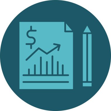 grafik ikonu vektör illüstrasyonu