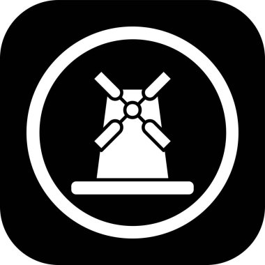 Bir gaz simgesinin vektör illüstrasyonu