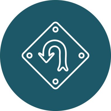 ok simgesinin vektör illüstrasyonu