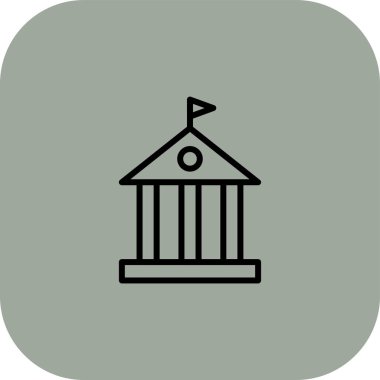 adresleme web simgesi, vektör illüstrasyonu