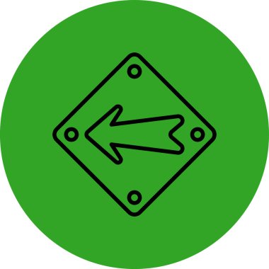 ok simgesinin vektör illüstrasyonu