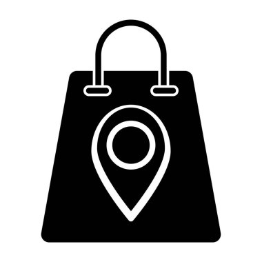 konum pin simgesi vektör illüstrasyonu