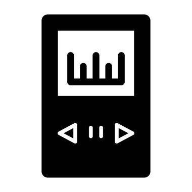 Müzik simgesinin vektör illüstrasyonu