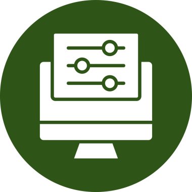 Web vektör illüstrasyon simgesi