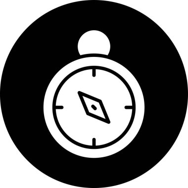 pusula simgesini dış hat biçiminde pusula simgesi