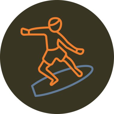 Kayak yapıyorum. Web simgesi basit tasarım