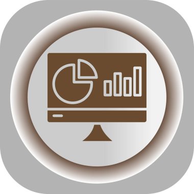 vektör pasta çizelgesi simgesi