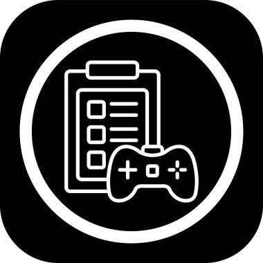 oyun simgesi vektör çizimi