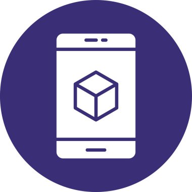 Mobil kutsal kişilerin resmi, vektör çizim