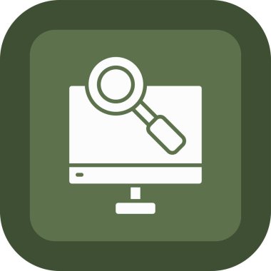 Arama simgesi vektör illüstrasyonu bul