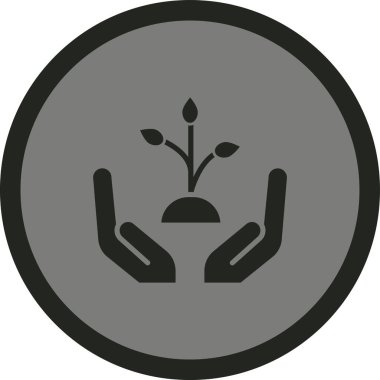 Ağaç simgesinin vektör illüstrasyonu