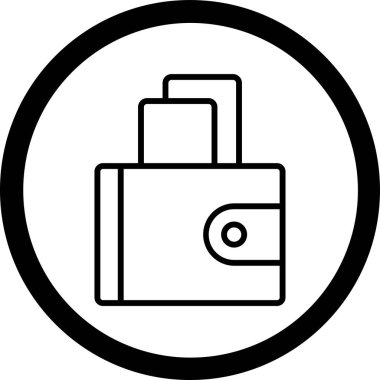 Modern bir simgenin vektör illüstrasyonu