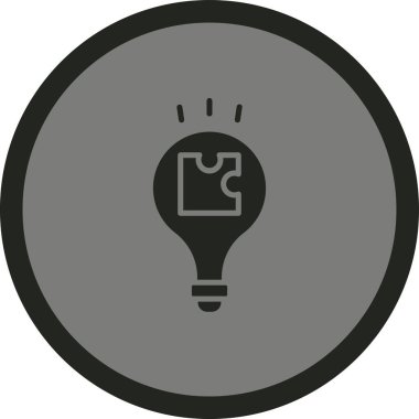 Moda tarzı arka planda ampul simgesi